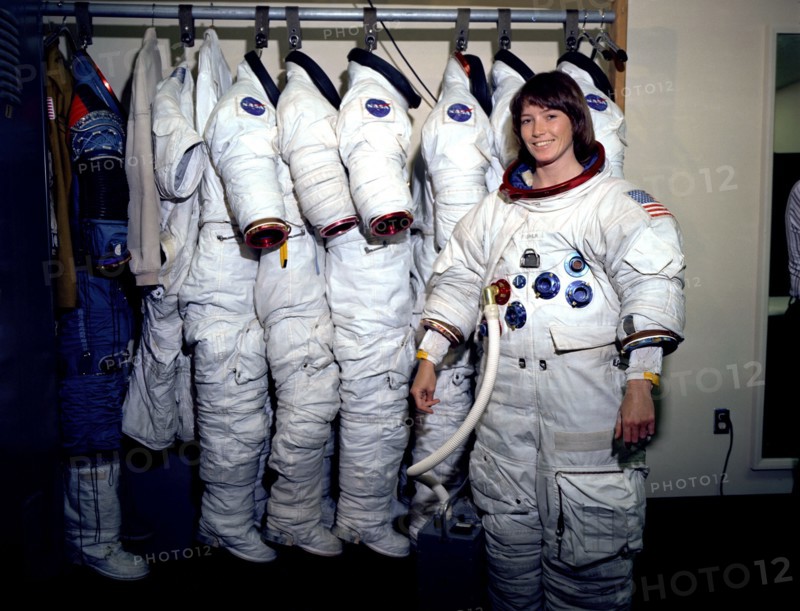 Shown is astronaut Anna Fisher