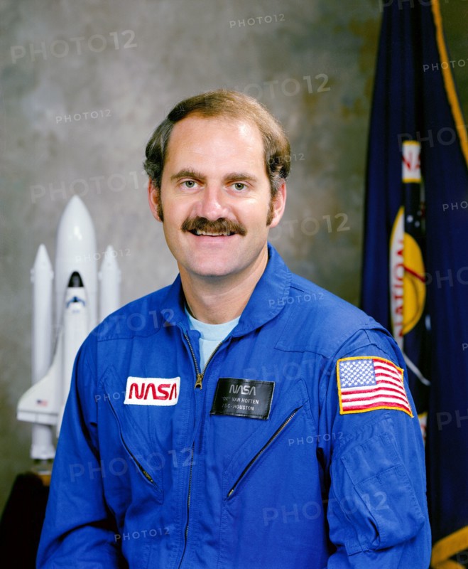 Astronaut James D. Van Hoften