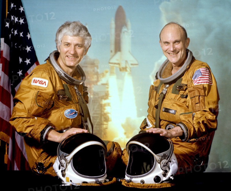 Thomas K. (Ken) Mattingly II and Henry W. Hartsfield Jr.