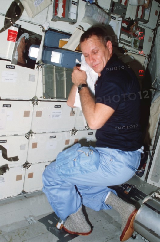 Astronaut Robert F. Overmyer