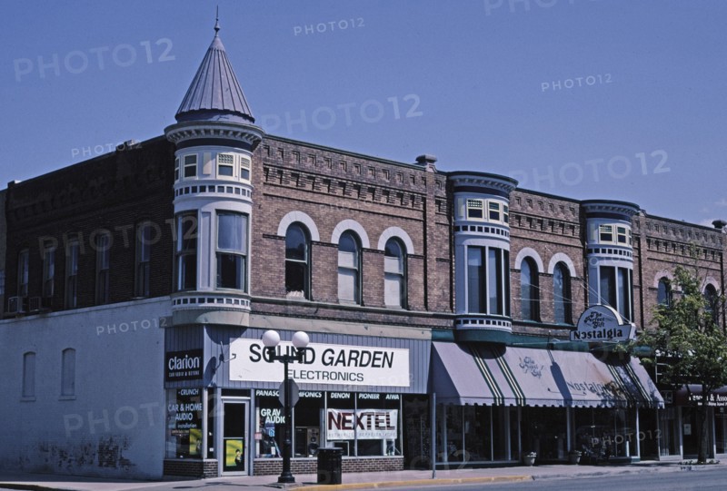 Early 2000s United States -  Corner Building Macomb Illinois ca. 2003