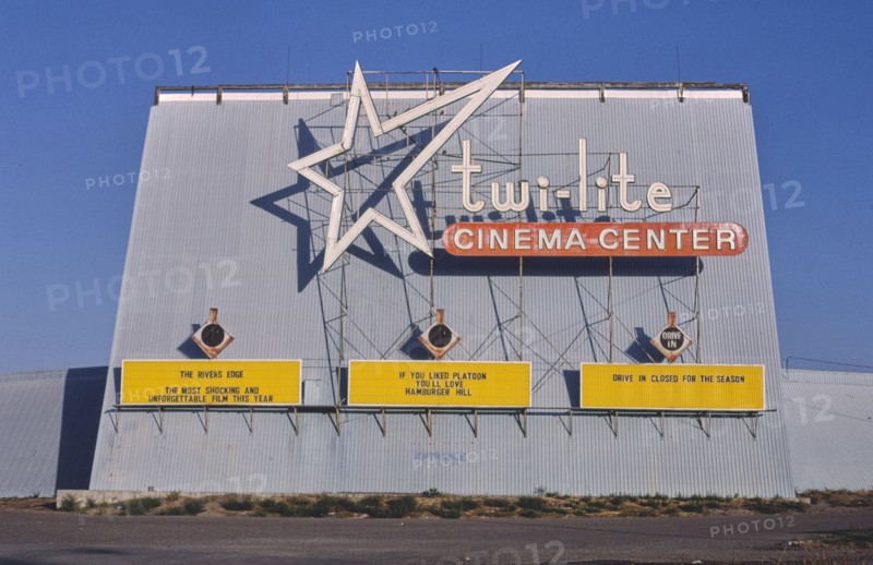 1980s America -  Twin-Lite Cinema Center, Great Falls, Montana 1987
