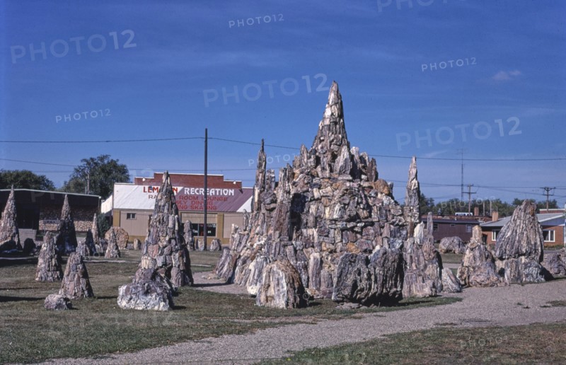 1980s America -   Petrified Rock Park, Lemmon, South Dakota 1987