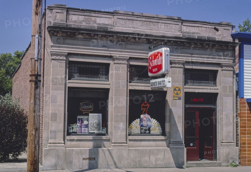 1980s America -  Gene's Bar, Emery, South Dakota 1980