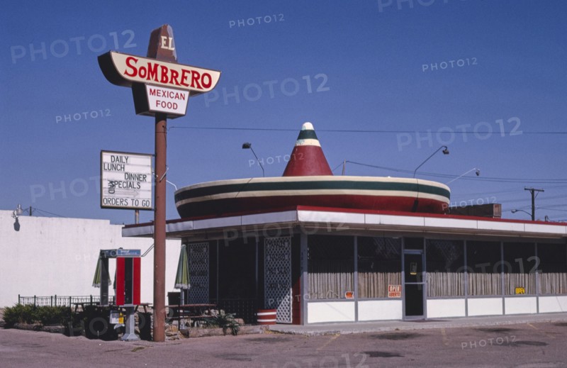 1990s America -   El Sombrero Restaurant, Colorado Springs, Colorado 1991