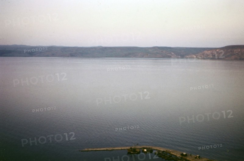 View of a dock in Lake Galilee