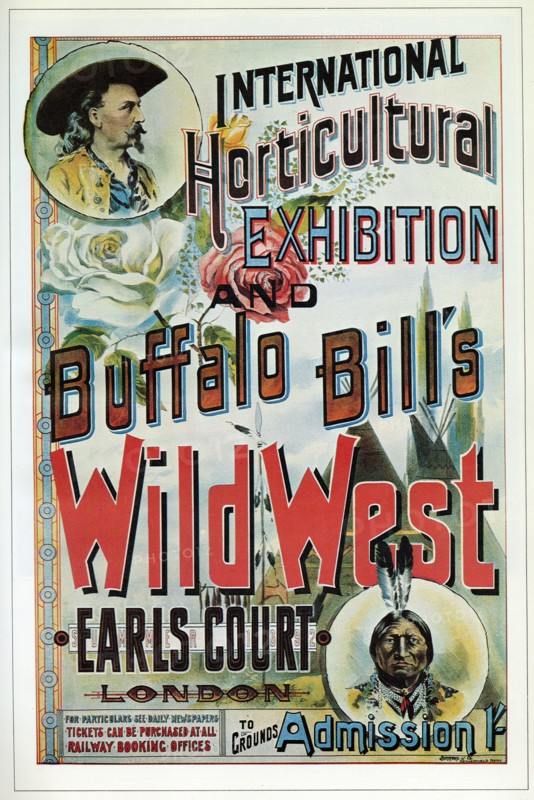 Buffalo Bill Poster, International Horticultural Exibition