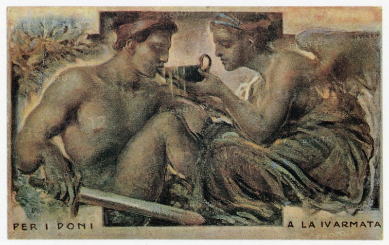 Postcard for gifts to the 4th Army