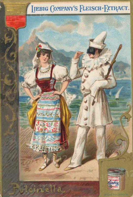 Image Series Costumes From Italian Carnival: Pulcinella