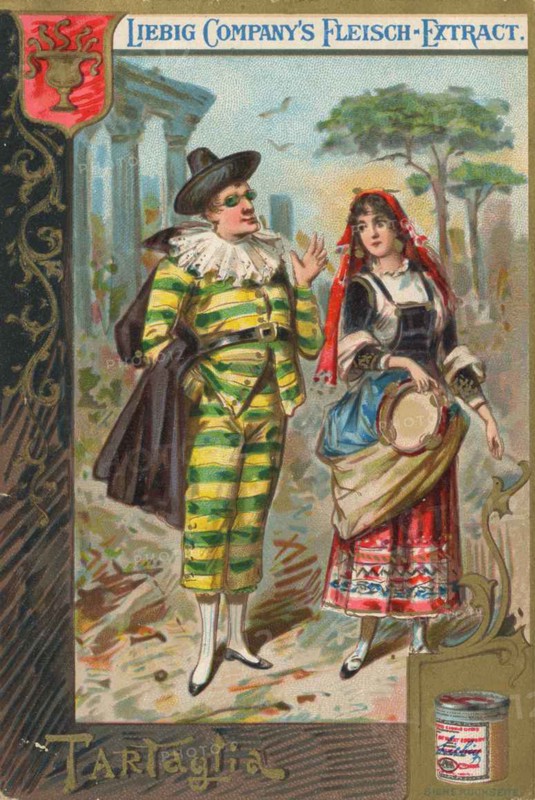 Image Series Costumes From Italian Carnival: Tartaglia