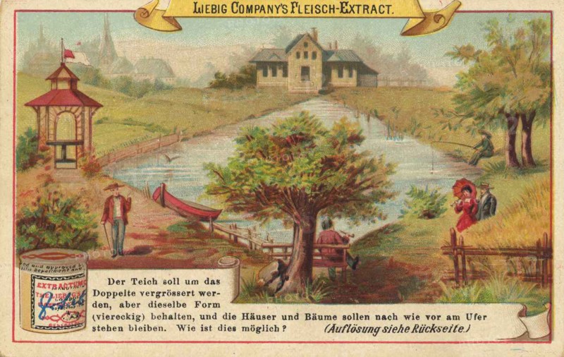 Picture Series Puzzles: The Pond Is To Be Doubled In Size