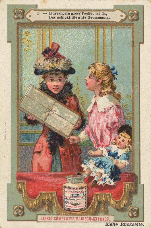 Series Of Pictures Children With Gifts