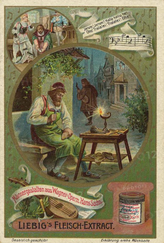 Series Of Male Figures From Wagner Operas