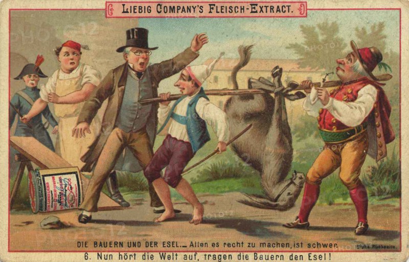 The Peasants And The Donkey