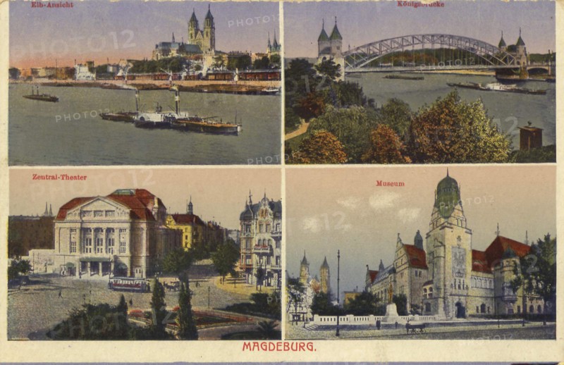 Elbe And Cathedral