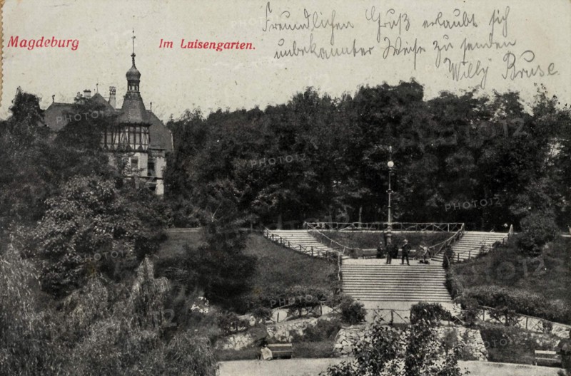 Queen Luise Garden In Magdeburg