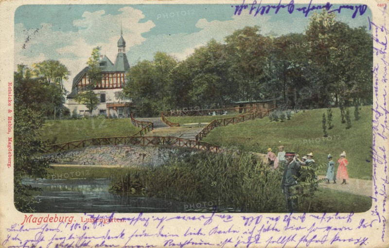 Queen Luise Garden In Magdeburg
