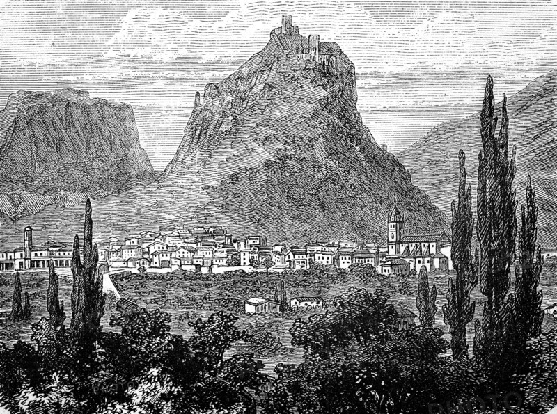The Town Of Arco On Lake Garda