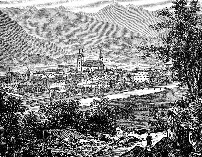 The City Of Brixen In South Tyrol