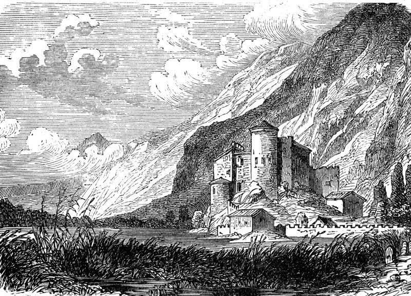 Toblino Castle On Lake Toblino