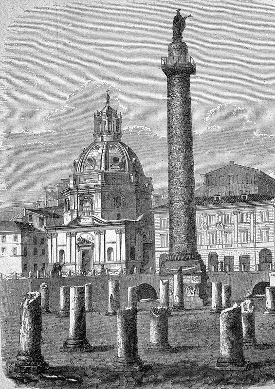 Trajan'S Column In Rome