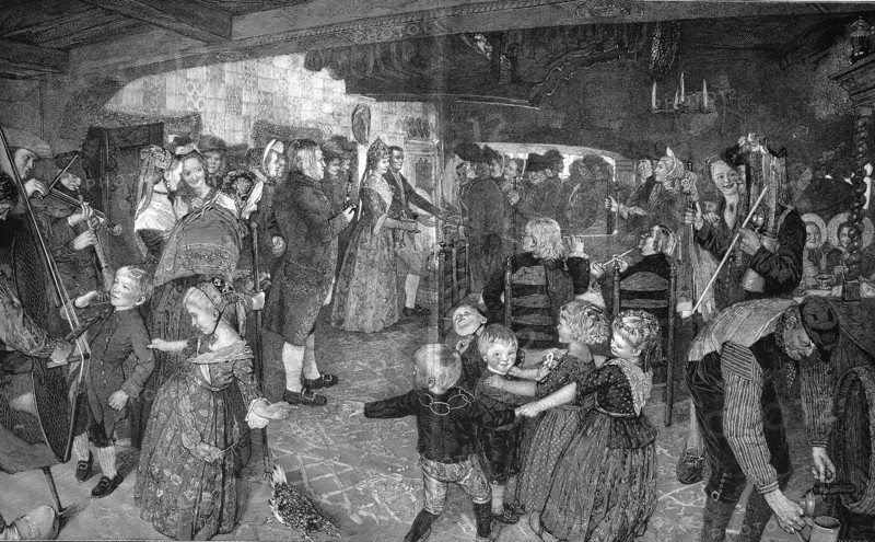 Peasant Wedding In Lower Germany