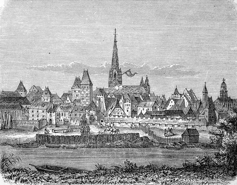 View Of Vienna In 1483