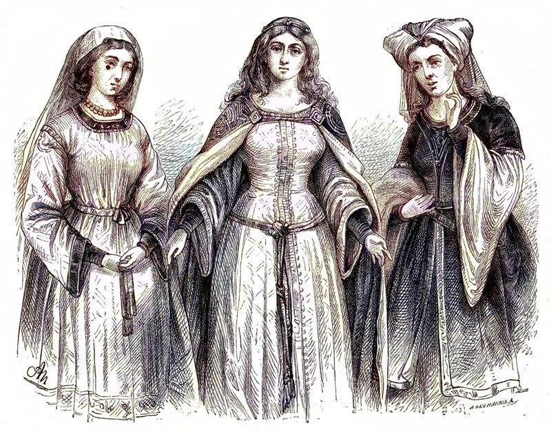 German Women'S Costumes From The First Period