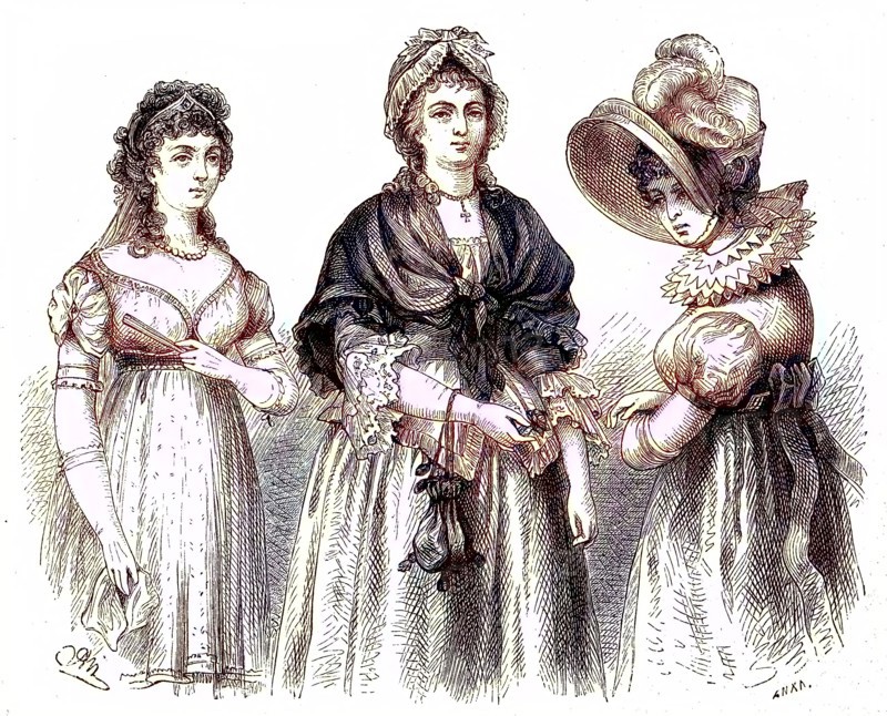 German Women'S Costumes At The Time Of The Revolution