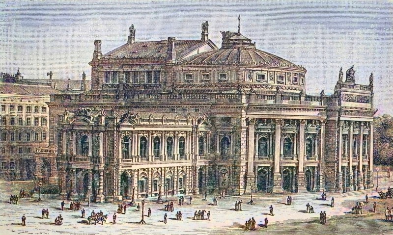 The Hofburg Theater At Vienna