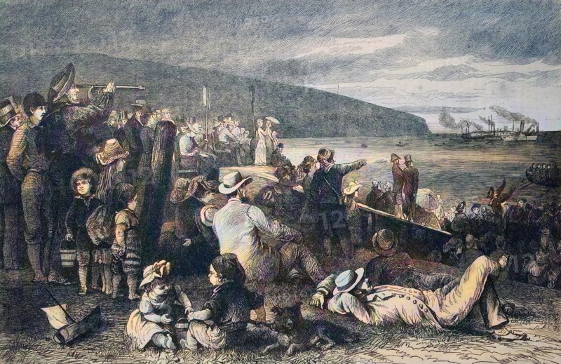 On The Beach Of The Island Of Wight