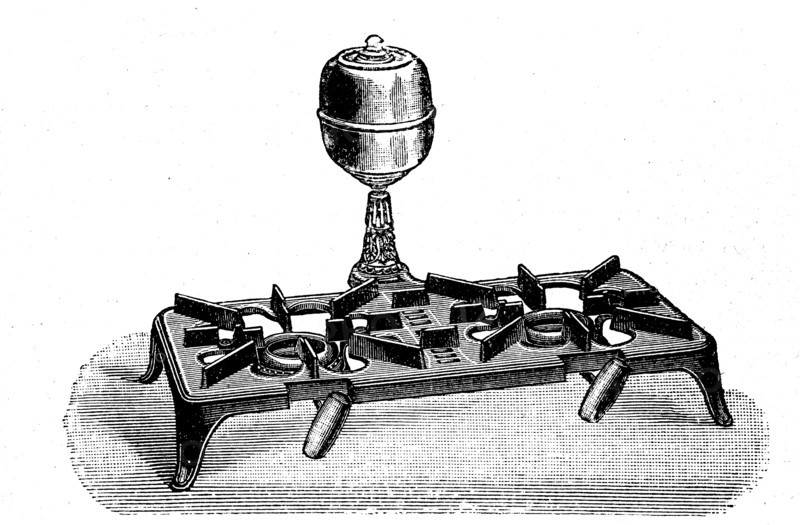 Two-Burner Stove Stove From 1895