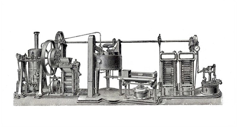 An Oil Mill According To The Anglo-American System Of Rp Fischer & Co. Hamburg