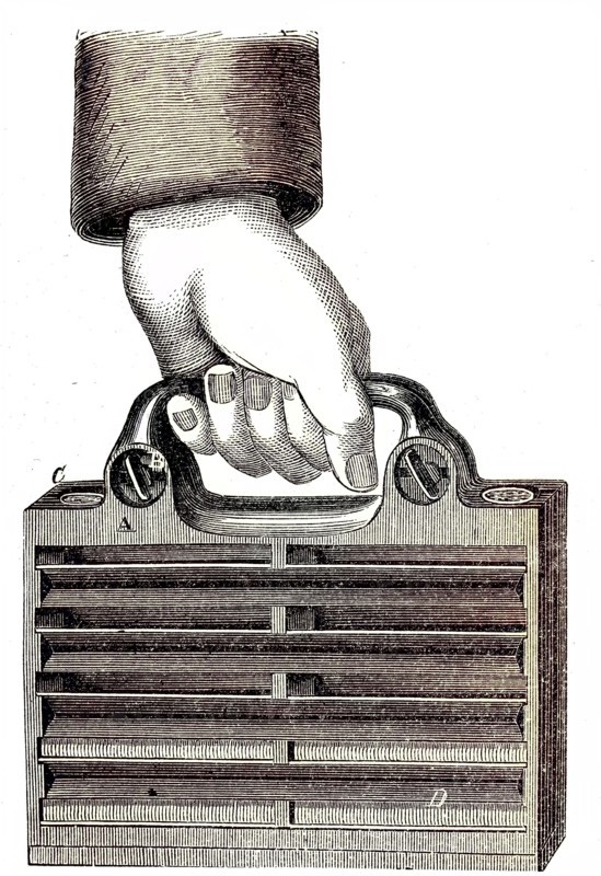 Illustration Of A Transportable Coin Box