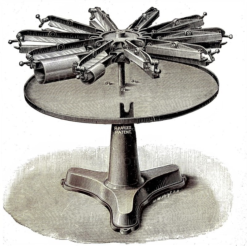 Illustration Of A Soldering Tongs By R. Karges From Braunschweig