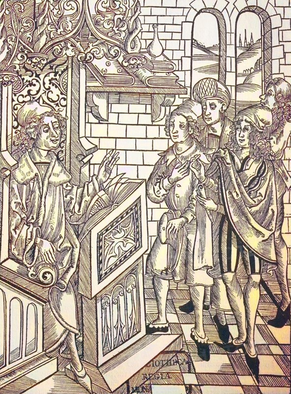 University Teachers And Students In Different Costumes