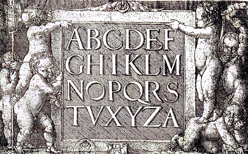 Alphabet Table Held By Genii