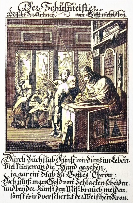 Schoolmaster And Student