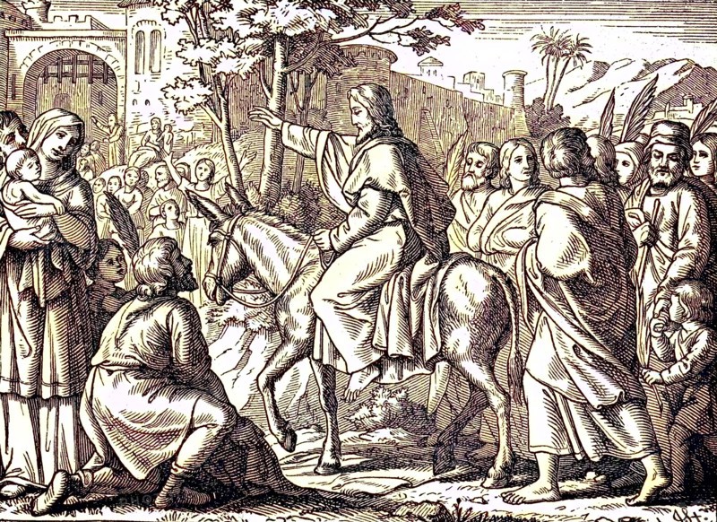 Jesus Entering Jerusalem / Jesus Entrance To Jerusalem