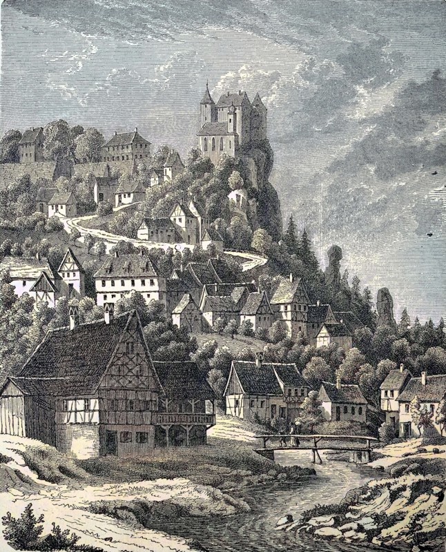 Castle And Village Of Egloffstein