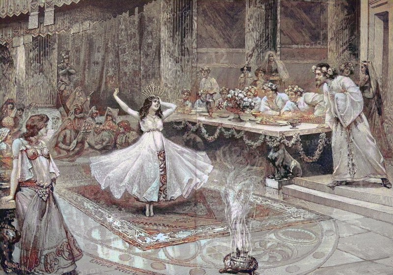 Salome Dances In Front Of Herod