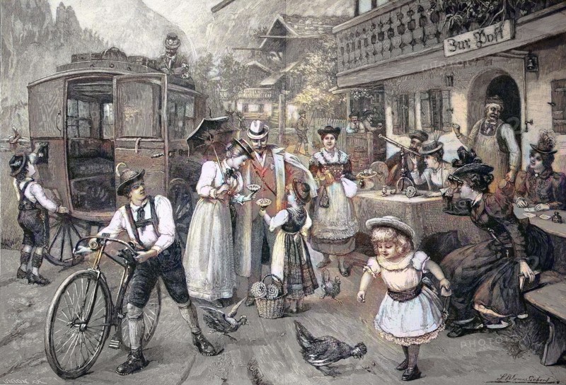 A Couple From Berlin Comes To Summer Vacation In Bavaria
