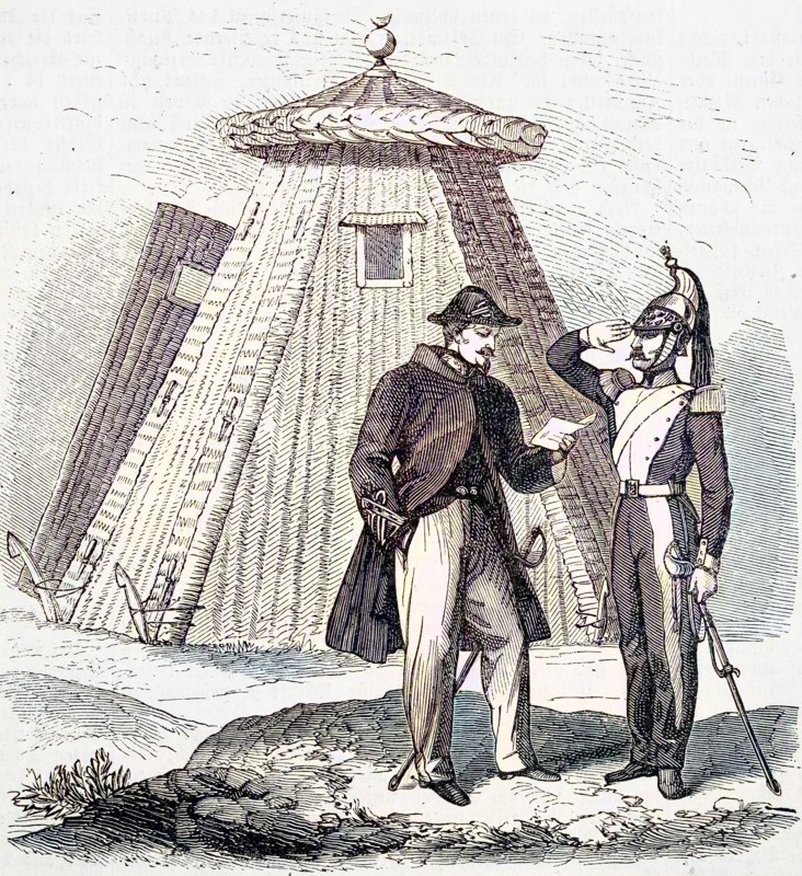 The New Kind Of Tents Were Made Of Willows
