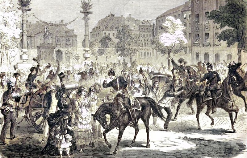 The Troop Entrance Ceremony In Dresden On July 11