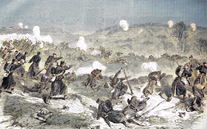 Expulsion Of The French From The Heights At Villiers By The 3Rd Battalion Of The Royal Saxon Infantry Regiment No.106 On November 30Th
