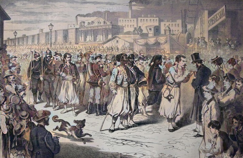 Arrival Of French Prisoner Of War On The Ostbahnhof In Berlin On August 9