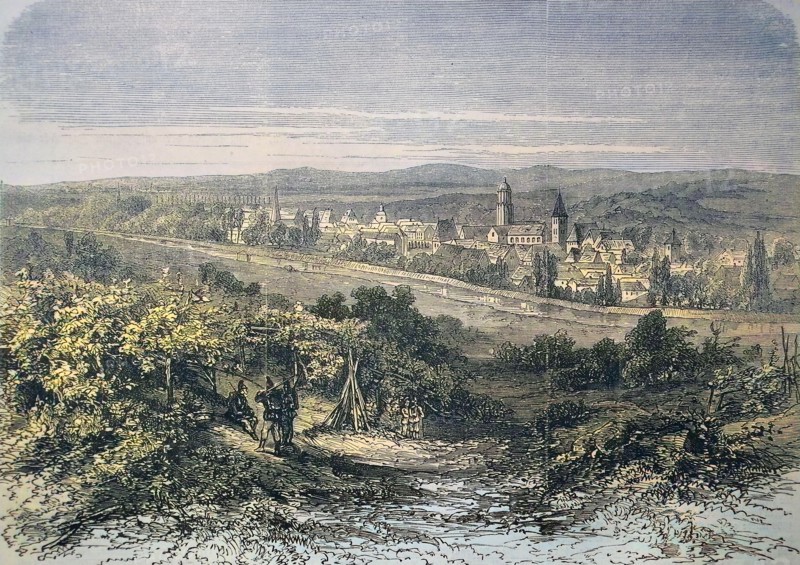 View Of The Weissenburg Fortress In Alsace