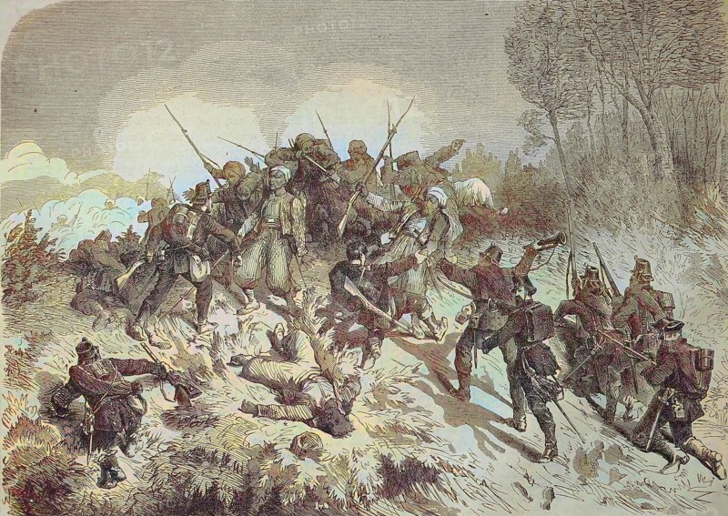 Capture Of Turcos By North German Riflemen