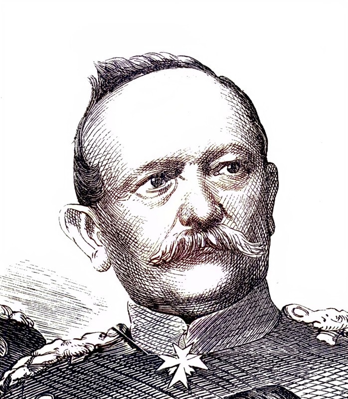 Portrait Of Eduard Friedrich Karl Von Fransecky
