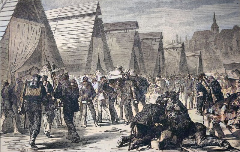 The Barrack Camp For The Heavily Wounded Soldiers In Sulz